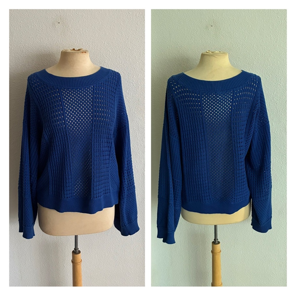 WAS $28 Anthropologie Moth blue sweater